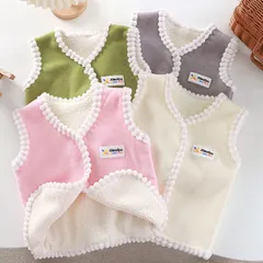 ボアベスト ボア ベスト キッズ 子供服 子ども 男の子 女の子 アウター ベスト もこもこ ふわふわ ボア 子供ベスト こども 上着 防寒 羽織り 両面 フリース 保育園 幼稚園 通園 無地 可愛い xiaoliy01