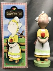 ローズちゃん高島屋 高島屋☆ローズちゃん☆陶器製☆人形 14．0cm 当時物 企業