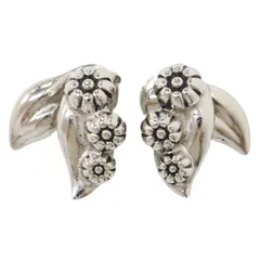 美品 TOGA トーガ 23秋冬 コンチョ イヤリング / フラワー リーフ モチーフ Concho earrings シルバー アクセサリー ジュエリー【レディース】のサムネイル