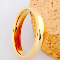 指輪 メンズ リング 指輪 レディース シンプル ゴールド 太め 幅4mm 人気 おしゃれ ファッション アクセサリ 当店オリジナルギフトセット