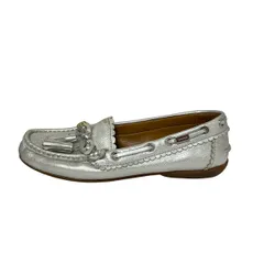 【新品未使用】COACH ホワイトレザー ローファー24cm 2025年最新】coach ローファー 白の人気アイテム - メルカリ