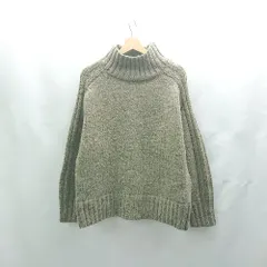 ◇ ⊇ MURUA ムルーア ハイネック ミドルゲージ 長袖 ニット サイズF ブラウン系 レディース E  【1503060040188】