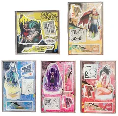 僕のヒーローアカデミア　名場面ジオラマフィギュア 5種セット( 緑谷出久 & 通形ミリオ & 波動ねじれ & 芦戸三奈 & 八百万百 )