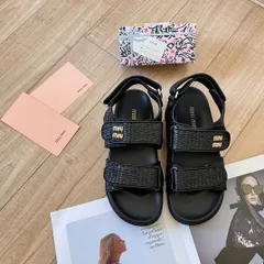 mIumIu サンダル 37の人気アイテム - メルカリ