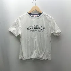 ◇ ⊂ Φ McGREGOR マックレガー ブランドロゴ 半袖 カットソー サイズM ホワイト系 レディース E  【1502060003124】