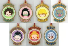 【中古】キーホルダー 全7種セット 「ぷちぶれ～く 鬼滅の刃 壱ノ型」