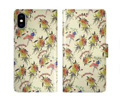 [iPhone15 Pro Max] iPhone16 ケース スカラー スマホケース 手帳型 iPhone16 Pro ケース アイフォン16 15 14 13 12 11 スマホカバー 全機種対応 手帳 ScoLar 南国 オウム 鳥 フルーツ かわいい 