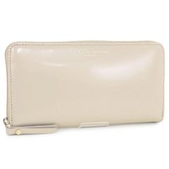 【GIANNI CHIARINI】Women's Wallet, Long Wallet, Round Zipper, Cream Beige (PF5042 CLUX SHELL) 23SS [Brand New]