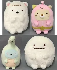 【中古】ぬいぐるみ 全4種セット ふしぎなおともだち おおきなころっとぬいぐるみBIG 「すみっコぐらし」