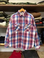 90s FIVE BROTHER flannel shirt made in usa