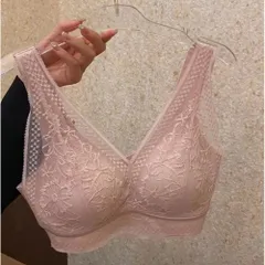 ☆ ライトピンク ☆ サイズXXL ☆ シームレスブラ ノンワイヤー ブラ ブラジャー シームレス 3/4カップブラジャー シームレスブラジャー ノンワイヤーブラジャー 下着 インナー ノンワイヤーブラ アンダーウェア ワイヤーなし オシャレ かわいい