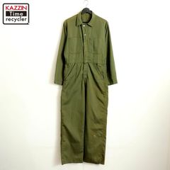 名作＊80s 米軍 コットンサテン オールインワン ツナギ Mパンツ - メルカリ