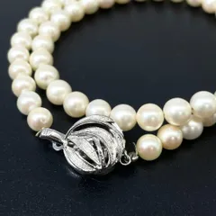 美品<!-利用不可文字-!>アコヤパール ネックレス ペンダント アクセサリー 真珠 ホワイト フォーマル パーティ 5.5-6.5<!-利用不可文字-!>o