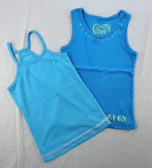 【まとめ売り 女の子】アルジー ALGY タンクトップ キャミ 2枚セット 120cm 子供服 中古