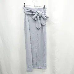 ◇ ◎●未使用● Θ MISCH MASCH ミッシュマッシュ ロング フレア スカート サイズ36 ブルー系 レディース E  【1503050032773】