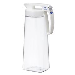 【新着商品】冷水筒 2.1L シームレス ピッチャー ラストロウェア 熱湯可 日本製 麦茶ポット 麦茶ボトル お茶ポット 水出しコーヒー 水出し 冷茶 ボトル 岩崎工業 横置き 耐熱 広口 水出しポット 冷茶ポット ジャグ ホワイト K-1286 W