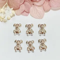 ꒰ঌくま メタルパーツ໒꒱