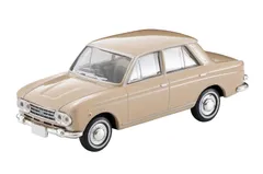 BANDAI - 萬代屋【ダットサン ブルーバード410 2ドア白リモコン欠】ブリキ製ミニカー箱無 BANDAI - 萬代屋【ダットサン ブルーバード410 2ドア白リモコン