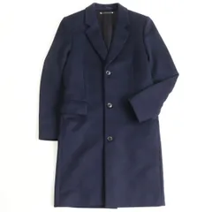 極美品●Paul Smith ポールスミス ウール100％ チェスターコート/ロングコート ネイビー S 日本製 正規品 メンズおすすめ◎　q04-st30215-691のサムネイル