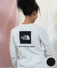 【ムラスポ公式】新品 THE NORTH FACE ザ・ノース・フェイス 長袖 Tシャツ レディース ロンT バックプリント ロングスリーブバックスクエアロゴティー NTW32442