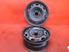 スチール ホイール 2本 VW フォルクス ワーゲン ポロ 純正 14×6J 5穴 PCD 100◆745Hのサムネイル