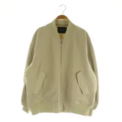 アルアバイル allureville 24SS ナイロンツイルMA-1 ブルゾン ジャケット ジップアップ 2 ベージュ /MY ■OSのサムネイル