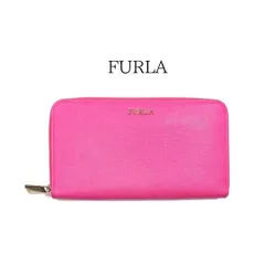 FURLA フルラ 長財布 ラウンドファスナー バビロン BABYLON レザー ピンク