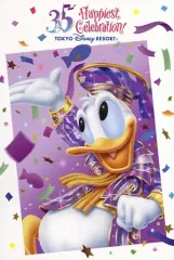 【中古】ポストカード ドナルドダック ポストカード 「東京ディズニーリゾート35周年 Happiest Celebration!」 ディズニーシー・ホテルミラコスタ 宿泊記念品