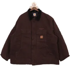 00年代 Carhartt カーハート トラディショナルジャケット ワーク ブラウン (メンズ 3XL) 中古 古着 A1088