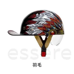 原付ヘルメット 野球帽型 自転車用ヘルメット 半帽 半キャップ レディース ロードバイク 保護帽 バイザー付 四季通用 軽量 羽毛のサムネイル