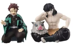 【中古】トレーディングフィギュア 全2種セット 「鬼滅の刃 すわらせ隊りある ～竈門炭治郎/嘴平伊之助～」