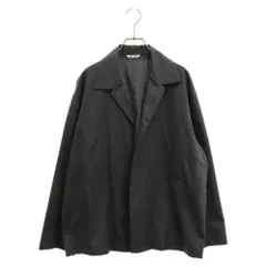 AURALEE (オーラリー) 19SS WOOL SILK TROPICAL SHIRTS JACKET ウールシルク トロピカルシャツジャケット ブラック A9SB01WTのサムネイル