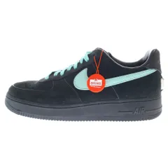 NIKE (ナイキ) × TIFFANY&CO AIR FORCE 1 LOW 1837 BLACK DZ1382-001 ティファニー エアフォース1 ローカットスニーカー シューズブラック US8/26.0cm