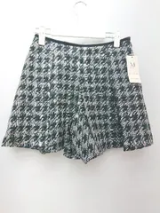 ◇ ◎ ●未使用● MISCH MASCH ミッシュマッシュ 総柄 ハーフパンツ サイズ2 ブラック系 レディース P 【1308240001498】
