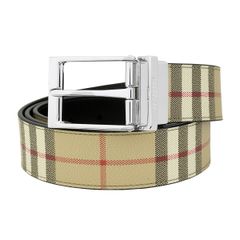 確実正規品Burberry リバーシブルチェックTBベルトdrip swag - メルカリ