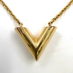 LOUIS VUITTON エセンシャルV GP ゴールド ネックレス M00857