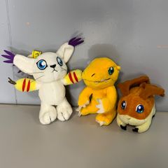 デジモン　アグモン　テイルモン　パタモン　当時物　平成レトロ　アニメ　ぬいぐるみ