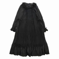 試着のみ】ピンクハウス 黒 シュガリーラビット柄 ワンピース