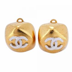 シャネル(Chanel) シャネル イヤリング  ココマーク GPメッキ メタル ゴールド シルバーレディース