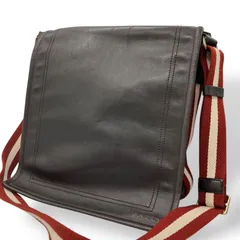 極美品 バリー ショルダーバッグ クロスボディ トレスポ レザー ダークブラウン Bally バリー BALLY バッグ ショルダーバッグ メンズ Code
