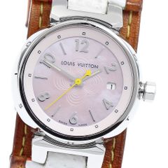 ルイ・ヴィトン LOUIS VUITTON Q1216 タンブール デイト クォーツ レディース_893645