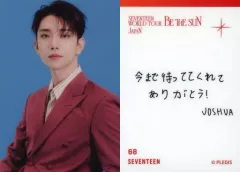 【中古】コレクションカード(男性) 68：SEVENTEEN/JOSHUA(ジョシュア)/「SEVENTEEN WORLD TOUR [BE THE SUN] - JAPAN」フォトカード