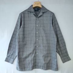 ポロバイラルフローレン 長袖シャツ コットン 開襟 マルセイユ  グレンチェック M Marseille GREN CHECK