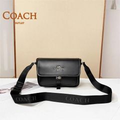 コーチ アウトレット ショルダーバッグ メンズ ペース メッセンジャー バッグ ブラック ユニセックス　COACH OUTLET CR098 SV/BK