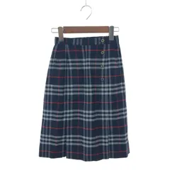 Burberry's バーバリーズ ノバチェックボタンデザインスカート サイズ:S ペチパンツ付き    ネイビー レディース / 240001160064