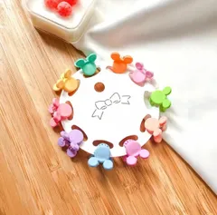 即納　ディズニー　ヘアクリップ　ミッキー　ヘアアクセサリー