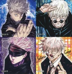 【中古】シール・ステッカー [単品] 全4種セット 特製ステッカー 「呪術廻戦 領域展開フェア 2022 特級呪術師五条悟の甘味展開焼菓子・3」 同梱品