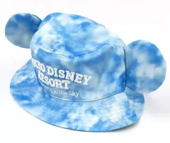 【中古】衣類 Happiness in the sky(バルーン柄) バケットハット スカイブルー 58cm 「ディズニー」 東京ディズニーリゾート限定