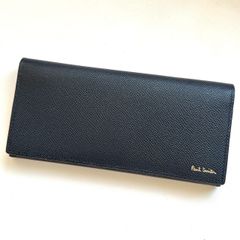 Paul Smith 現行モデル 長財布 メタルクロップドロゴ グリーン 極美品