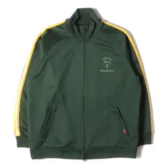 STUSSY ステューシー ジャケット サイズ:L 00s フロッキープリント ジャージ トラックジャケット グリーン 00年代 アーカイブ アウター ブルゾン 上着【メンズ】のサムネイル